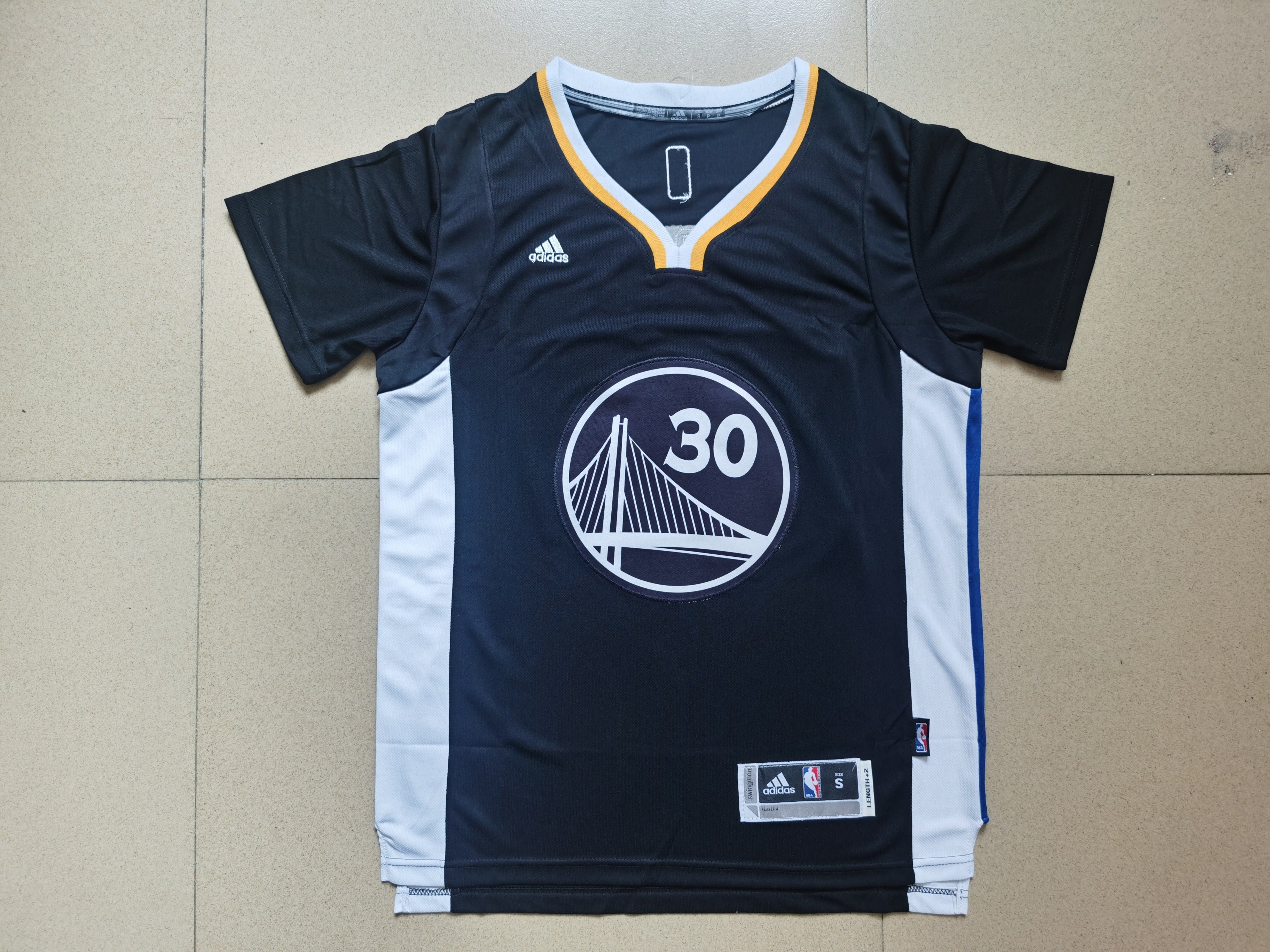 Custom Gray Golden State Warriors Jersey