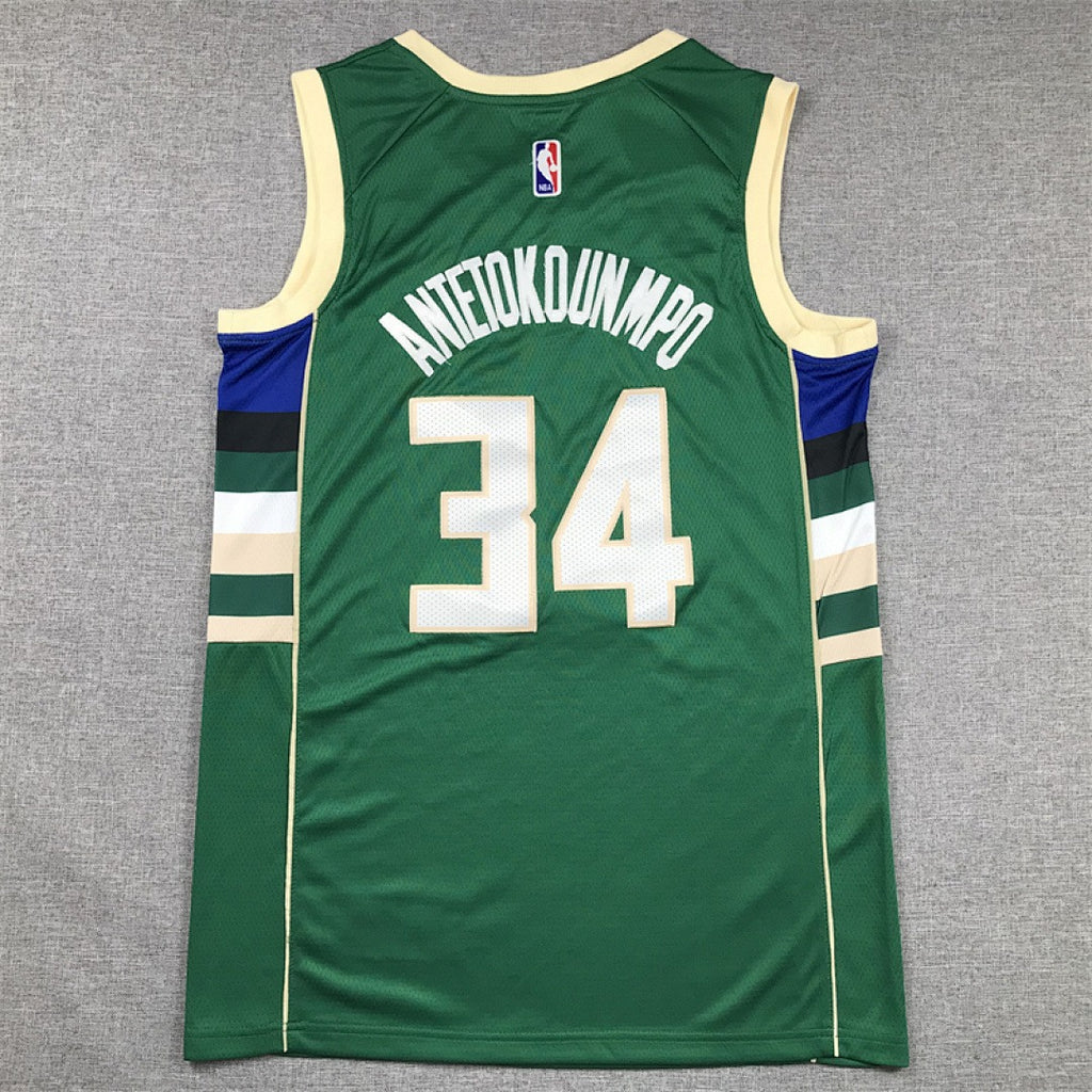 Custom Green Milwaukee Bucks Jersey