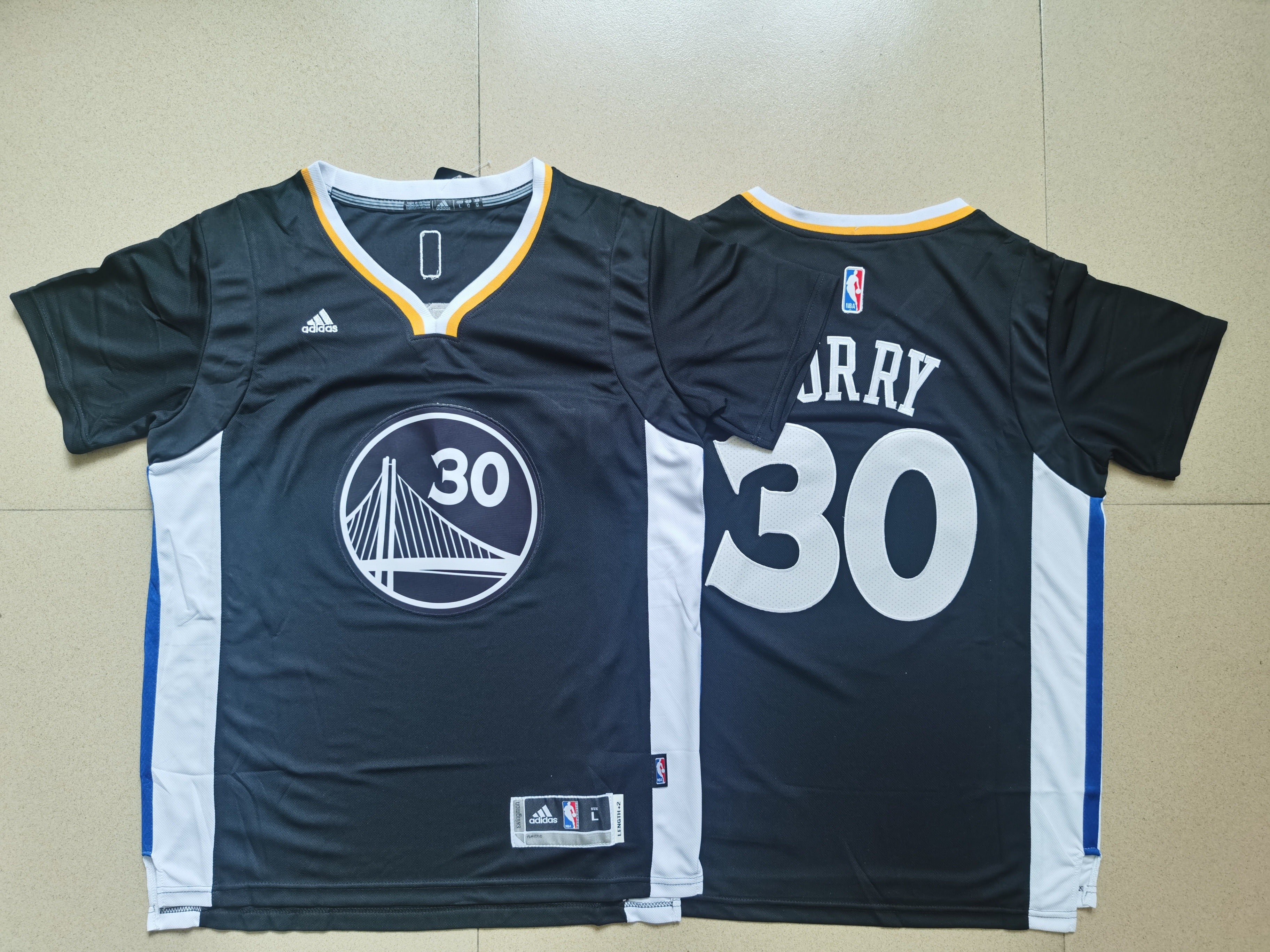 Custom Gray Golden State Warriors Jersey