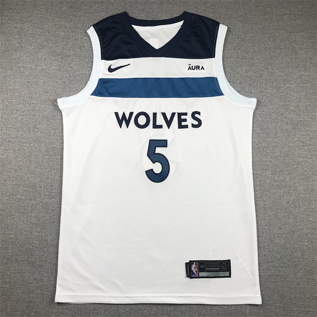 Custom White Minnesota Timberwolves Jersey