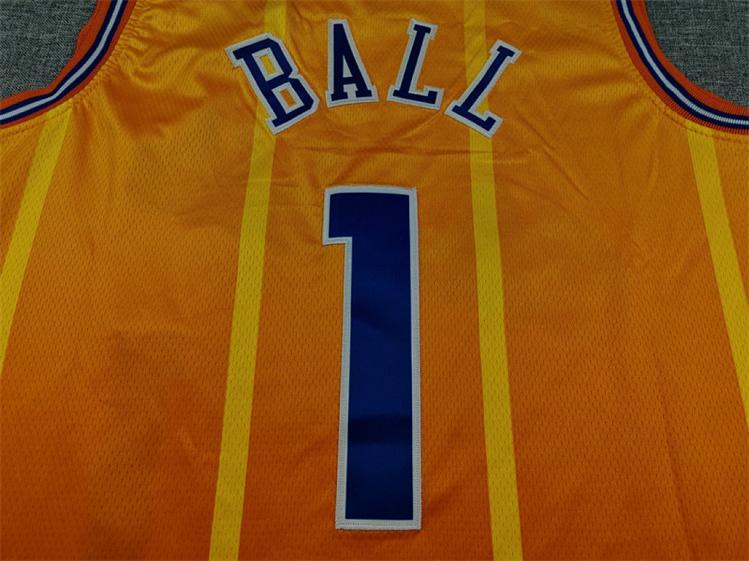 Custom Orange Charlotte Hornets Jersey