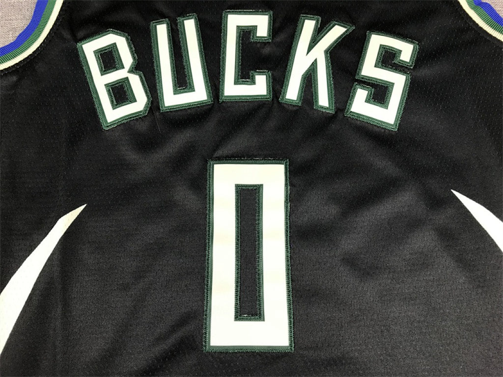 Custom Black Milwaukee Bucks Jersey