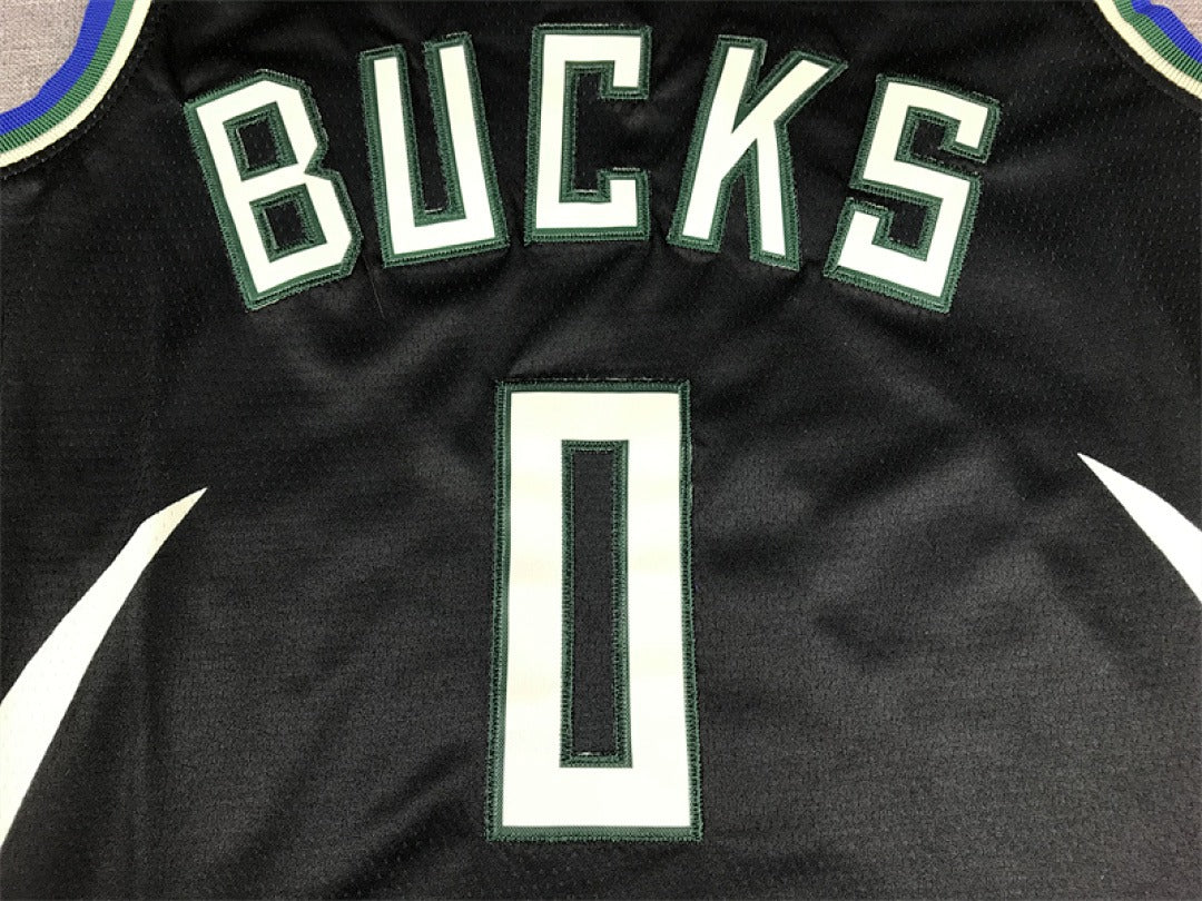 Custom Black Milwaukee Bucks Jersey