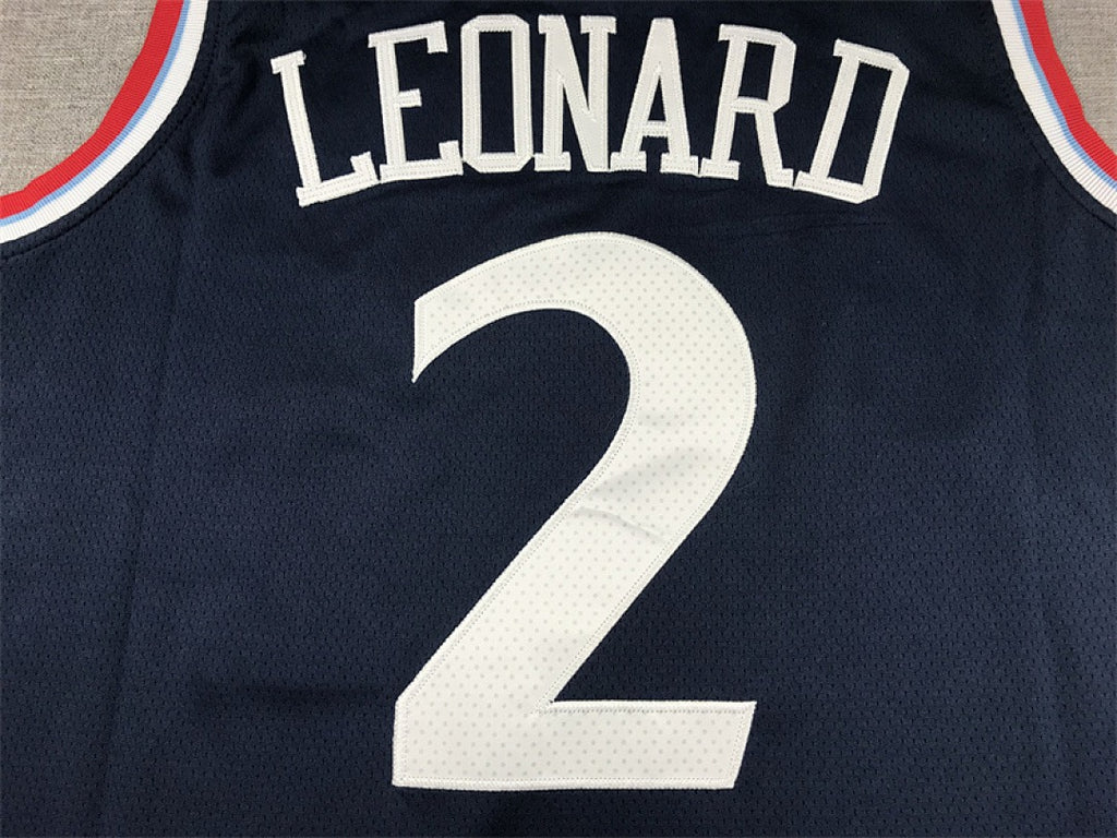 Custom Dark Blue Los Angeles Clippers Jersey