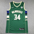 Custom Green Milwaukee Bucks Jersey