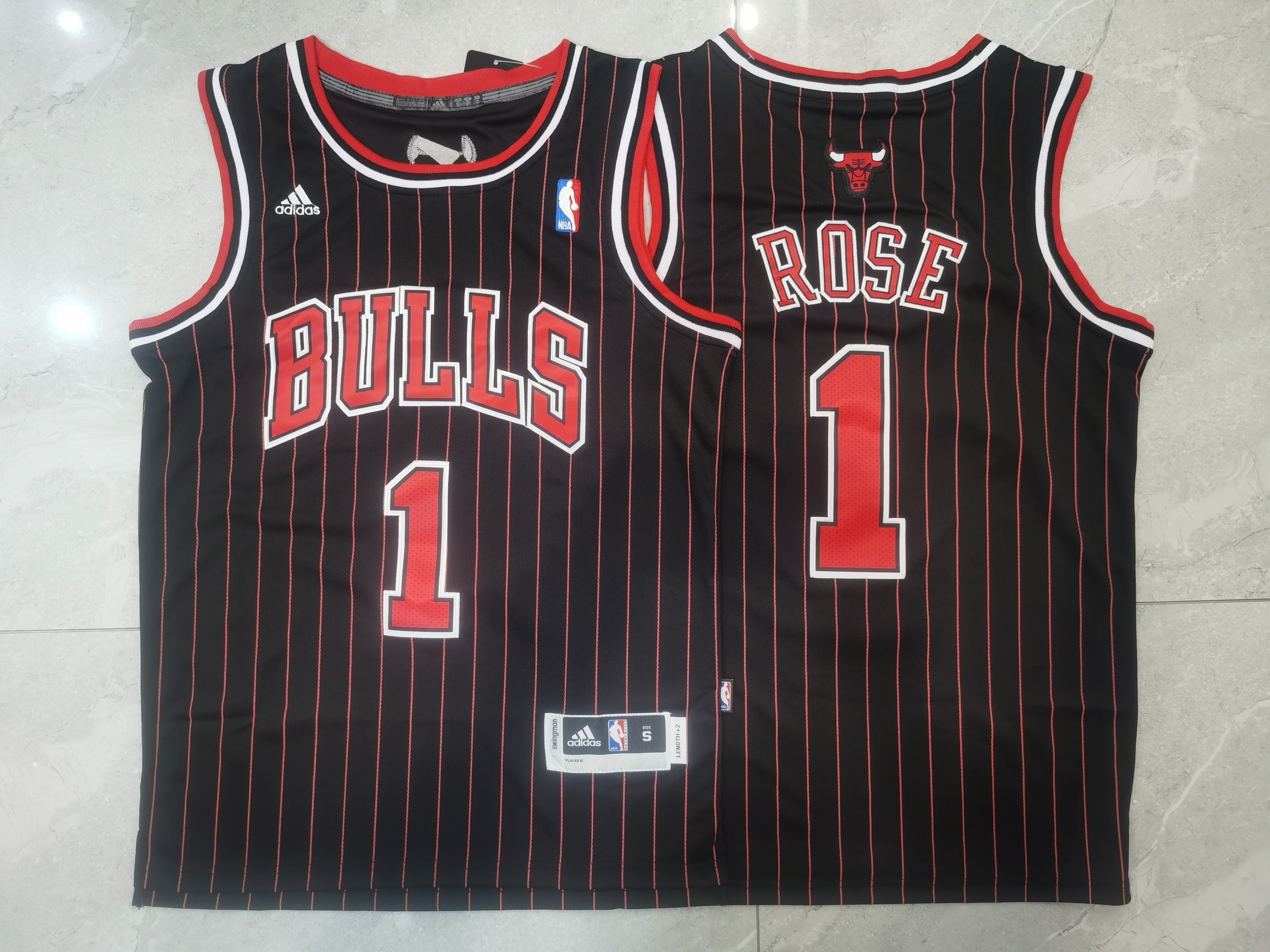 Custom Black Chicago Bulls Jersey