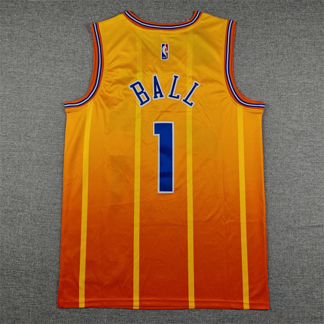 Custom Orange Charlotte Hornets Jersey
