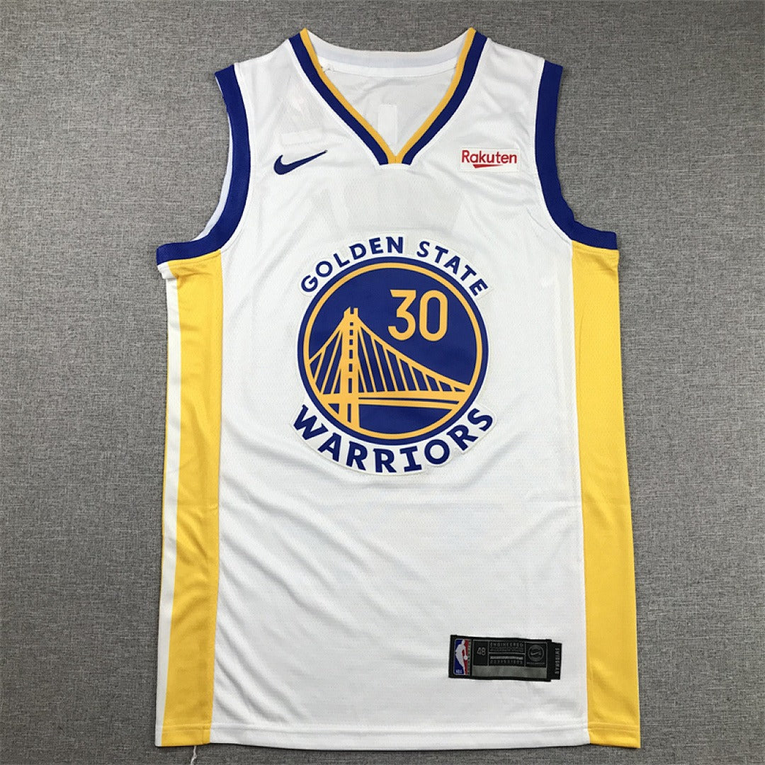 Custom White Golden State Warriors Jersey