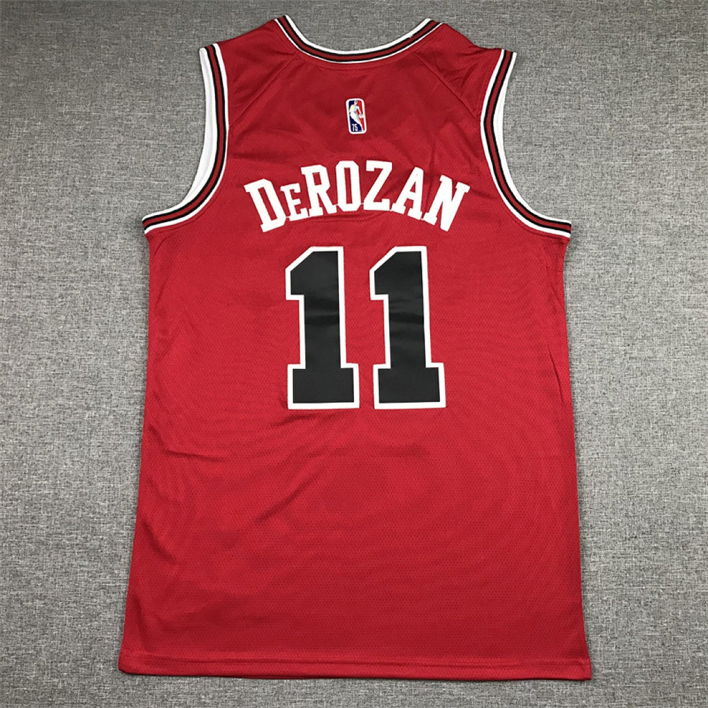 Custom Red Chicago Bulls Jersey