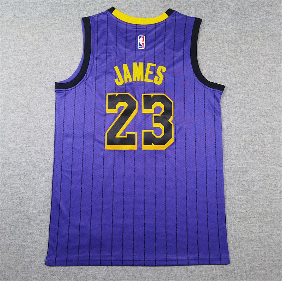 Custom Purple Los Angeles Lakers Jersey
