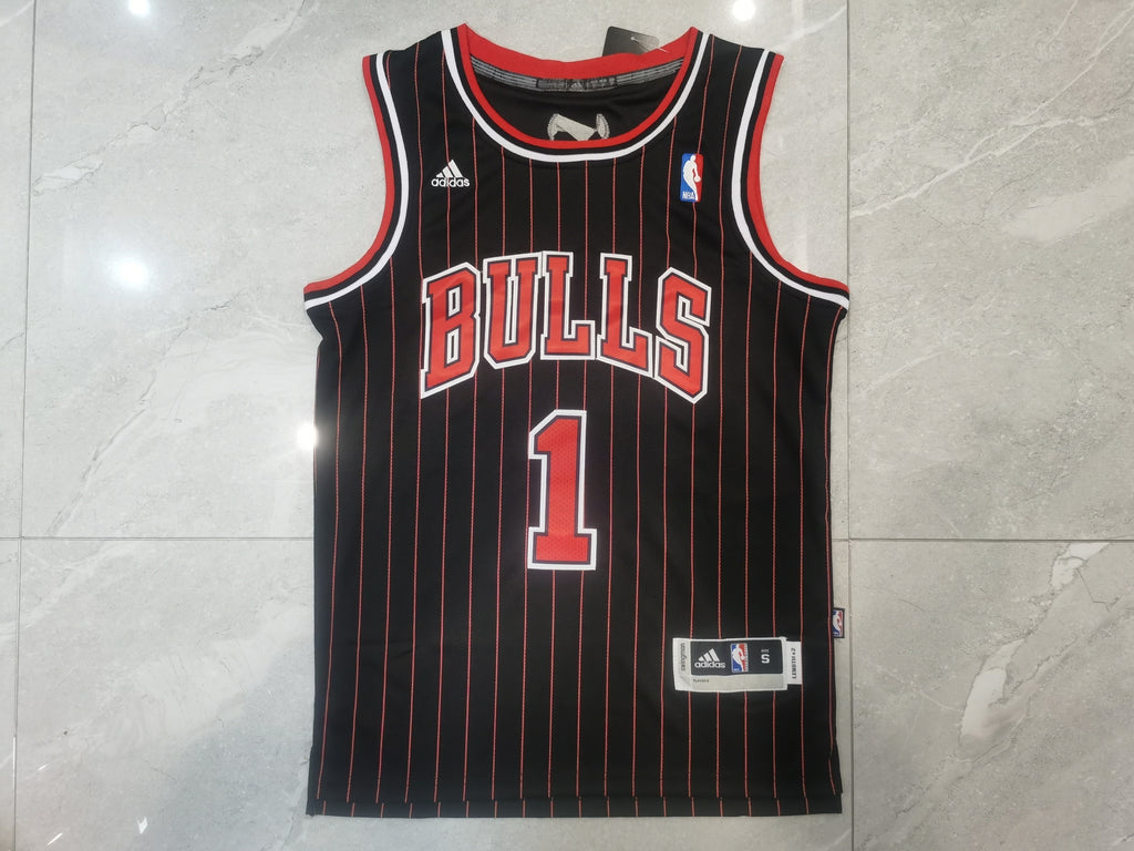Custom Black Chicago Bulls Jersey
