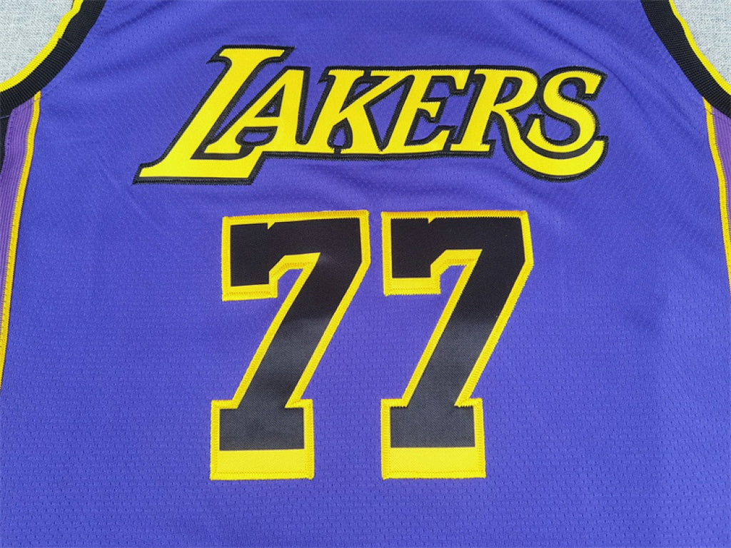 Custom Purple Los Angeles Lakers Jersey