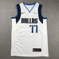Custom White Dallas Mavericks Jersey