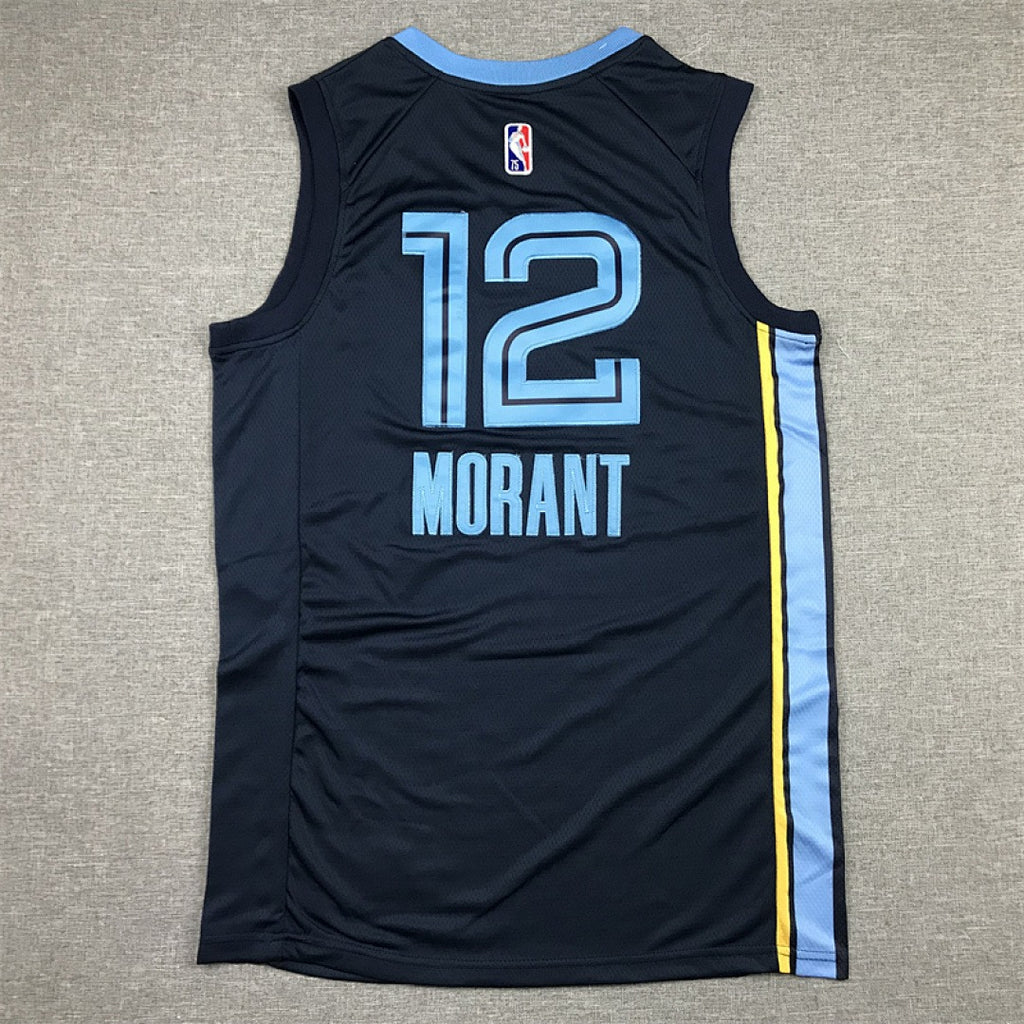 Custom Dark Blue Memphis Grizzlies Jersey