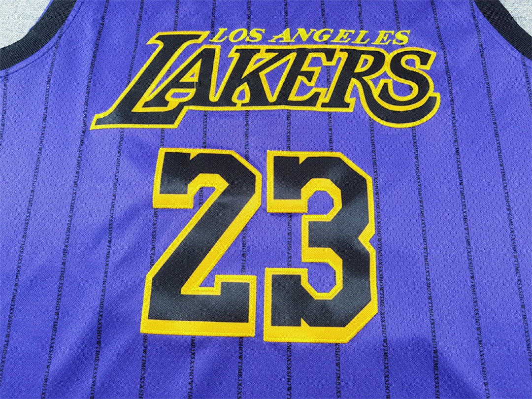 Custom Purple Los Angeles Lakers Jersey