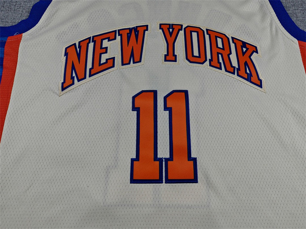 Custom White New York Knicks Jersey