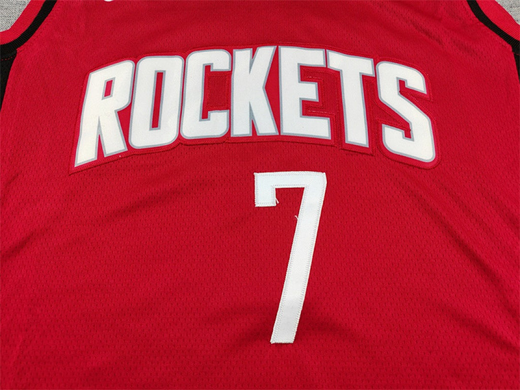 Custom Red Houston Rockets Jersey