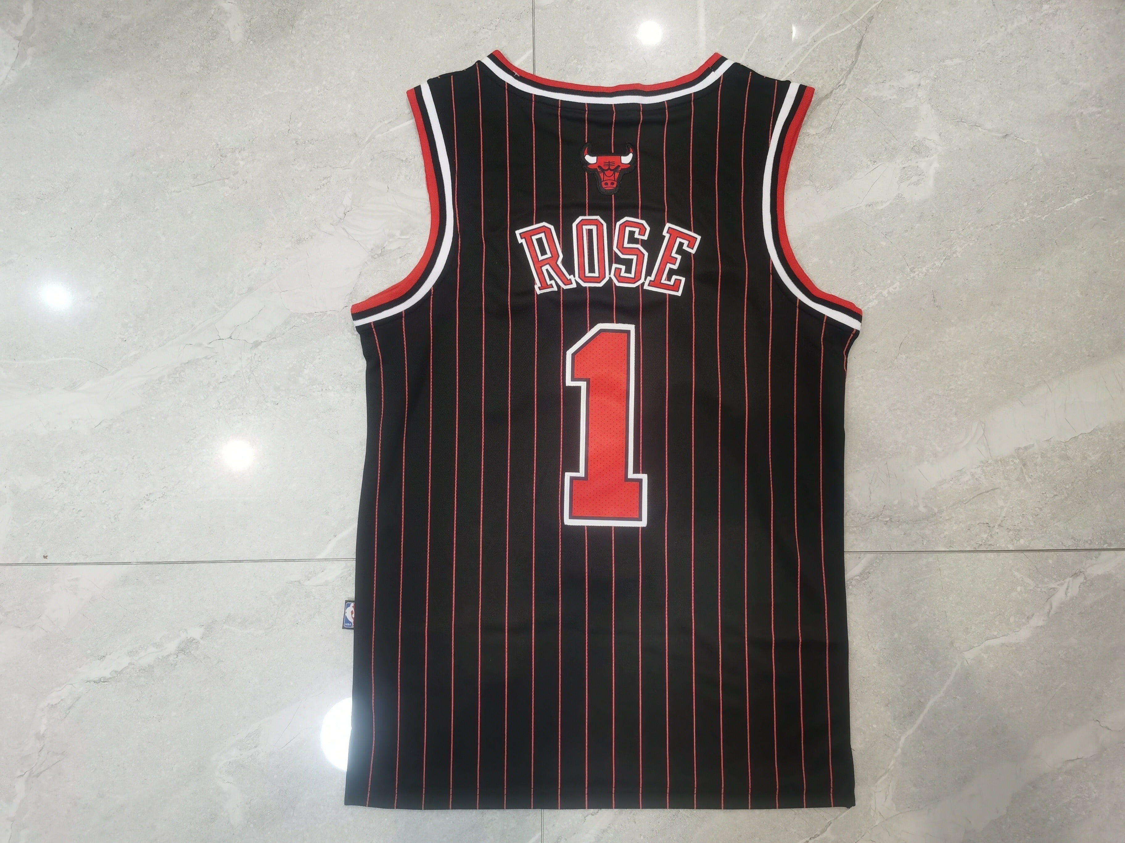 Custom Black Chicago Bulls Jersey