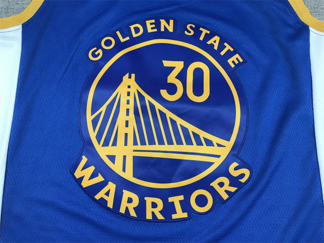 Custom Blue Golden State Warriors Jersey