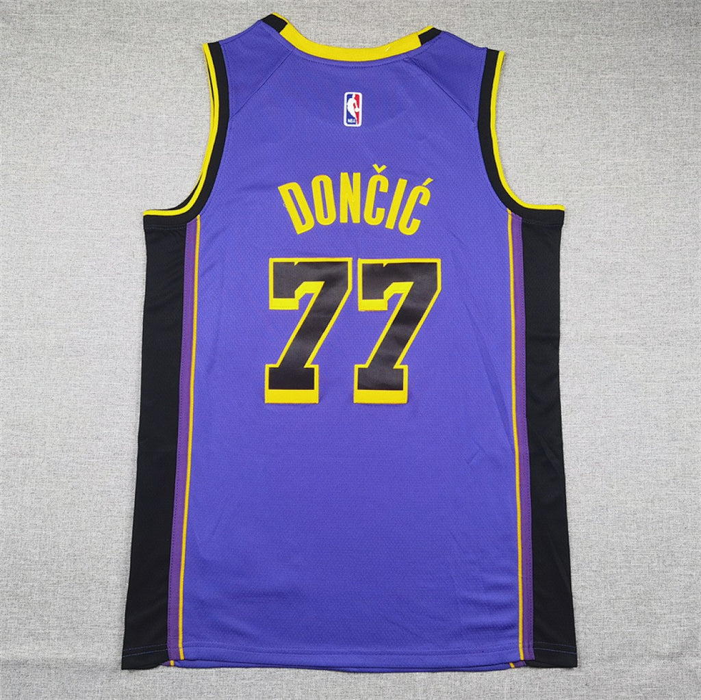 Custom Purple Los Angeles Lakers Jersey