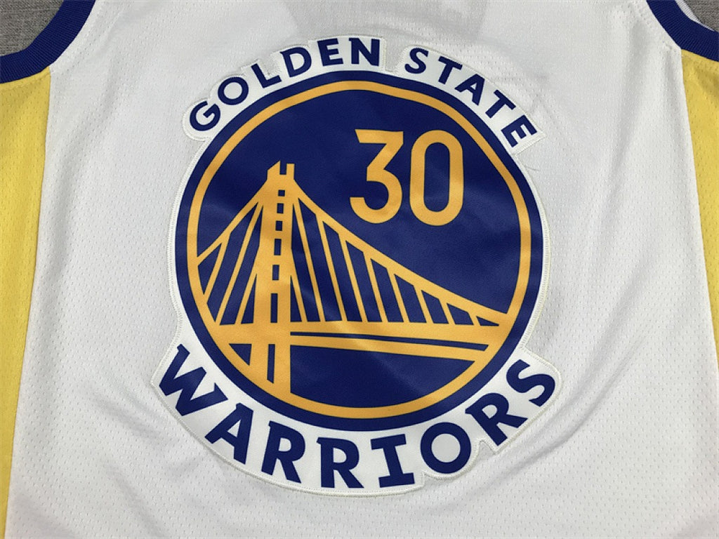 Custom White Golden State Warriors Jersey