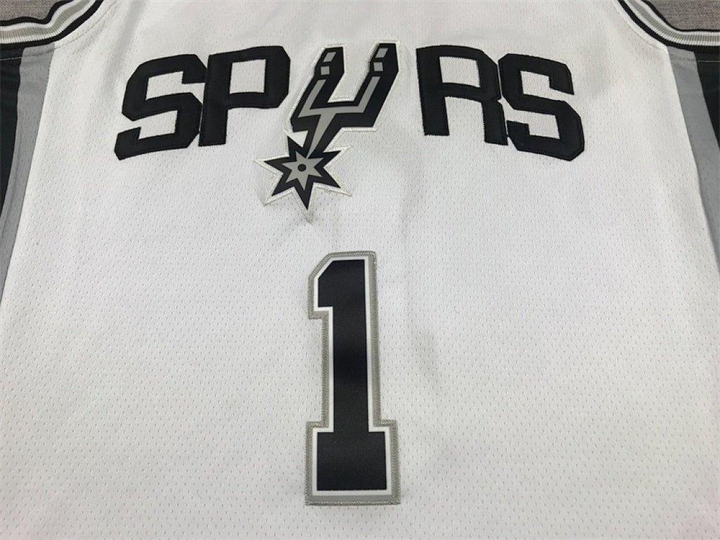 Custom White San Antonio Spurs Jersey