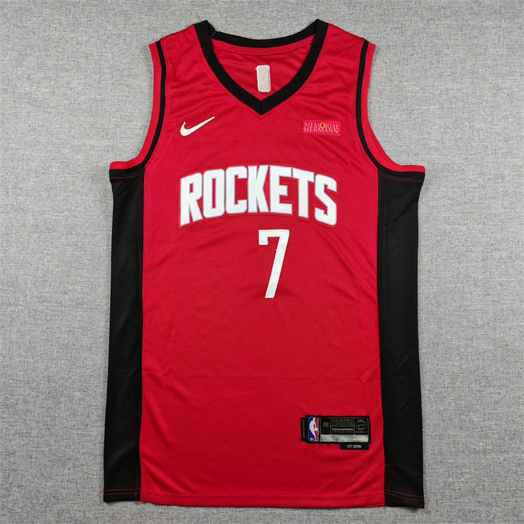Custom Red Houston Rockets Jersey