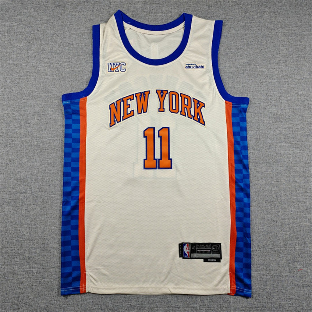 Custom White New York Knicks Jersey