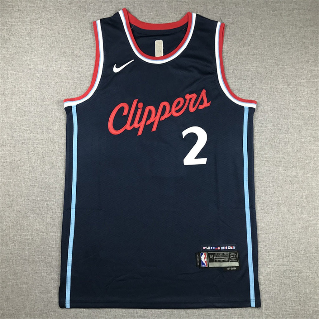 Custom Dark Blue Los Angeles Clippers Jersey