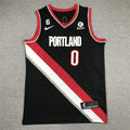 Custom Black Portland Trail Blazers Jersey