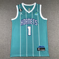 Custom Cyan Charlotte Hornets Jersey