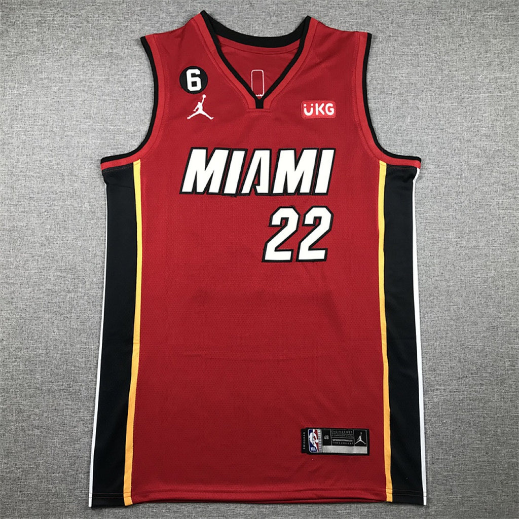 Custom Red Miami Heat Jersey