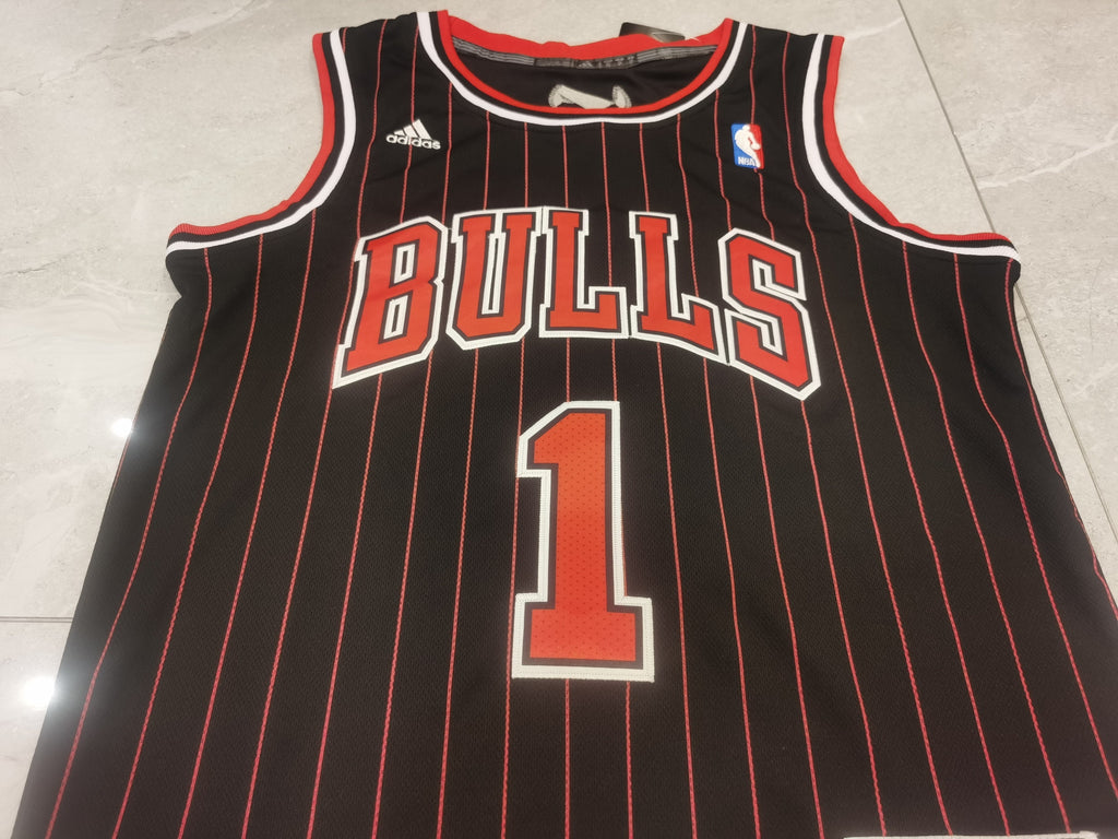 Custom Black Chicago Bulls Jersey