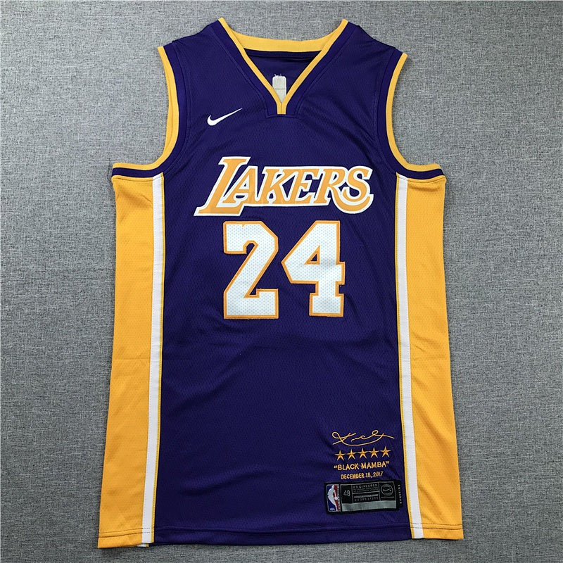 Kobe Bryant #24 Purple Los Angeles Lakers Jersey