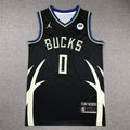 Custom Black Milwaukee Bucks Jersey